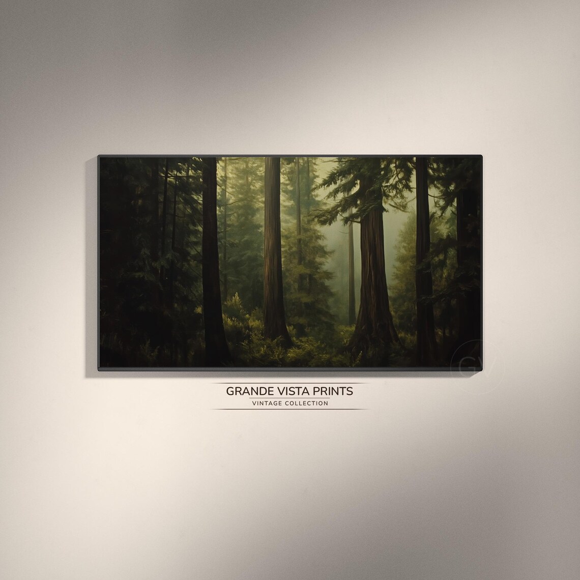 Forest Frame Tv Art Deep Forest Path Landscape Home Decor Tv Art Instant Forest Wallpaper Gv4899