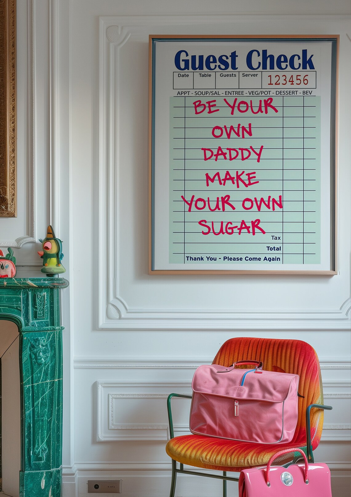 Be Your Own Daddy Feminist Magazine Cover Poster - Image 3