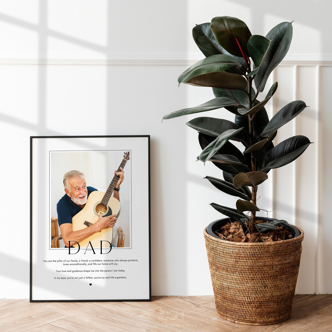 Dad Art Print, Customizable Father's Day Gift - Image 3