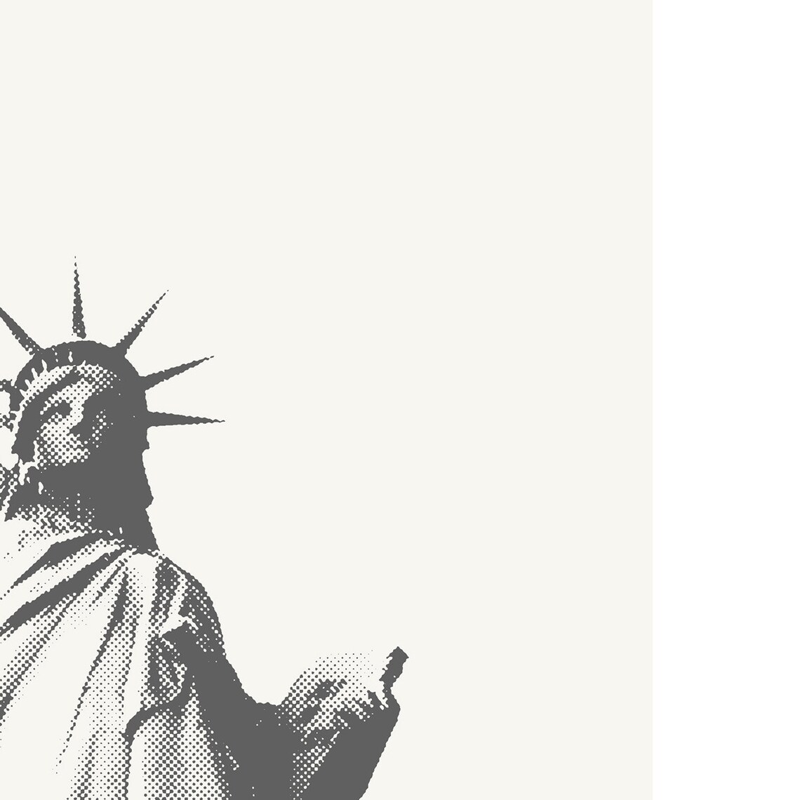 Statue Of Liberty New York Skyline Poster Print - Image 2