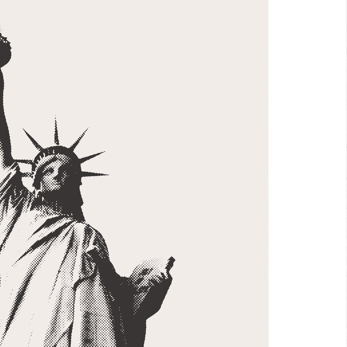 New York City Poster Statue Of Liberty New York Print New York Skyline Nyc Black White New York Photo Wall Art Gift Custom City Print - Image 2
