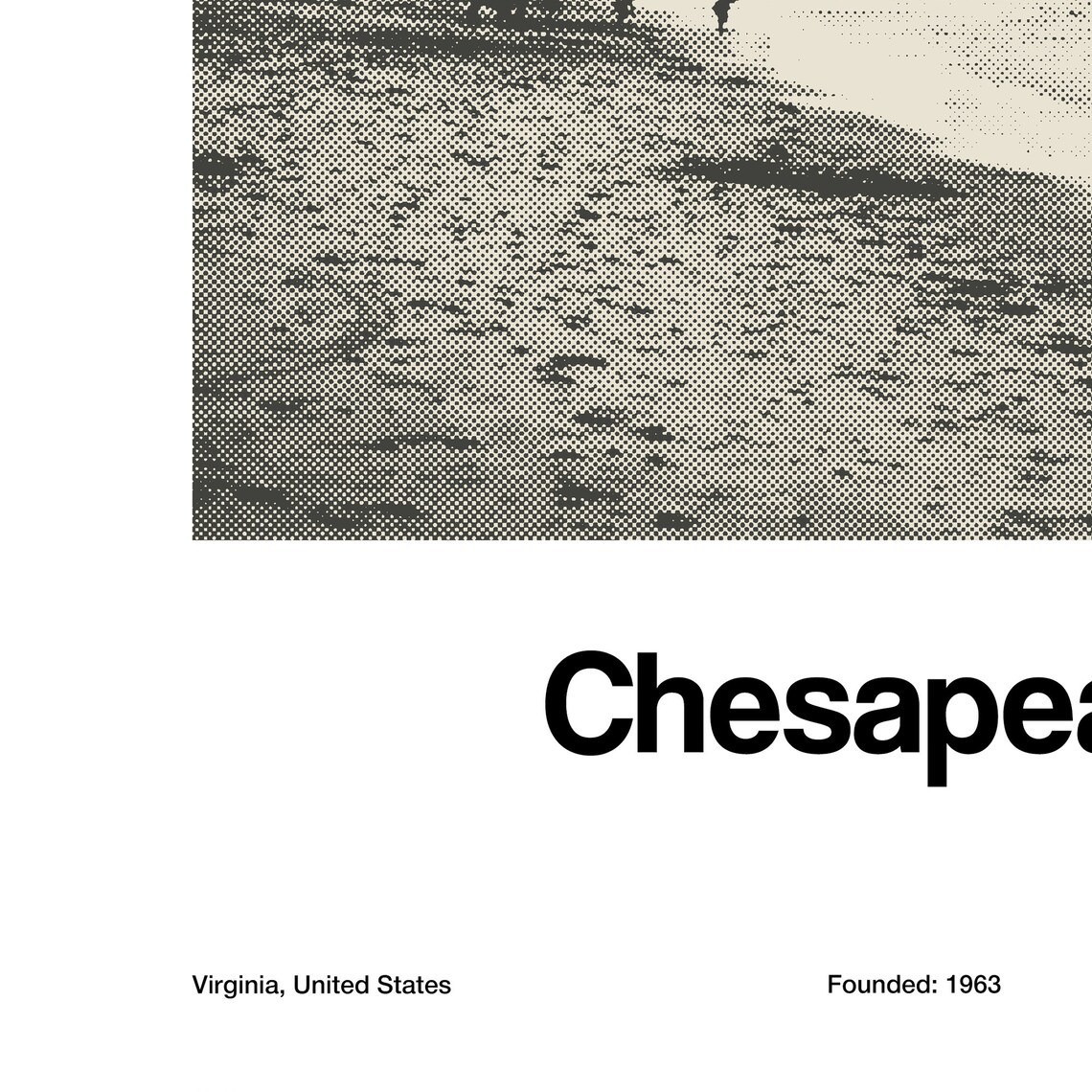 Chesapeake Bay Bridge Tunnel Virginia Travel Poster - Image 3