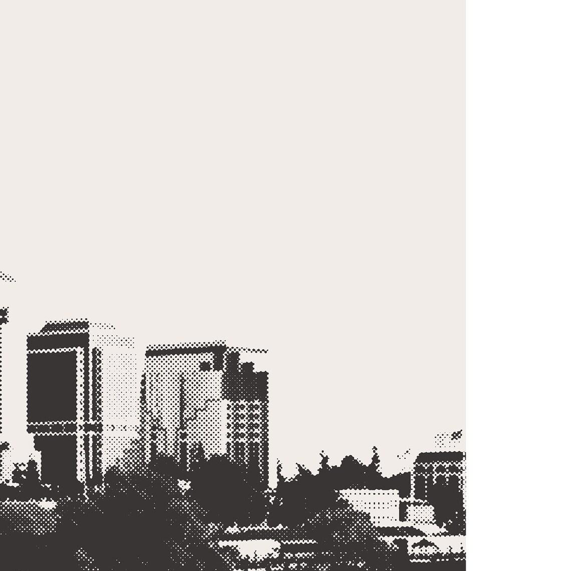 Sacramento Skyline Art Print, Black and White City - Image 3