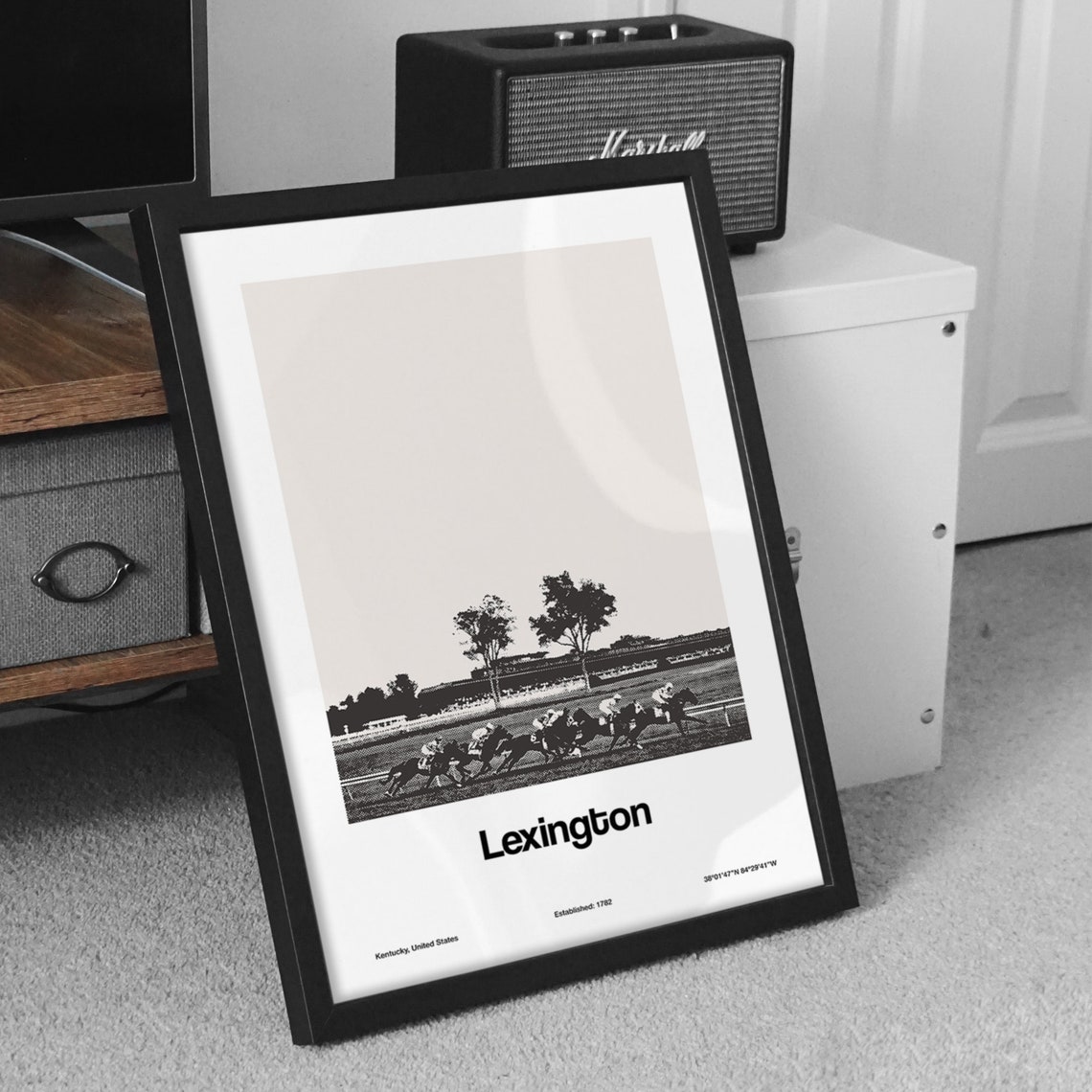 Lexington Kentucky Minimalist Custom City Art Print - Image 3