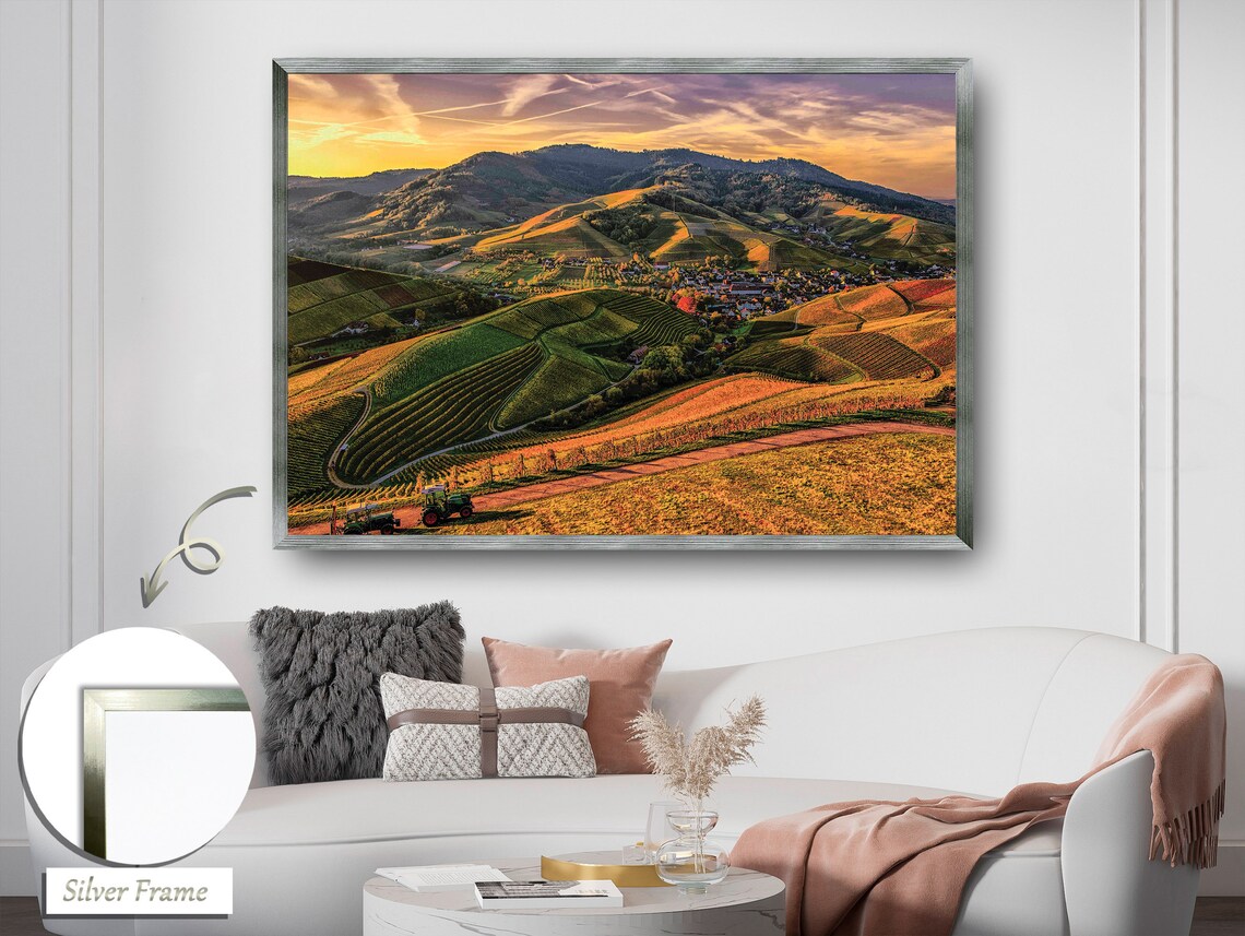Mountain Village Landscape, Tranquil Scenic Scene - Image 2