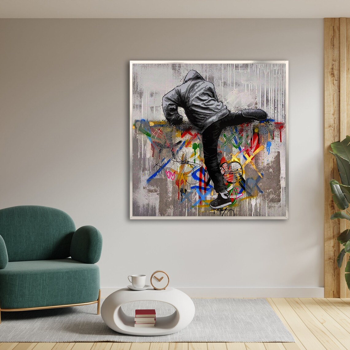 Dynamic Graffiti Urban Street Dancer, Unique Gift - Image 3