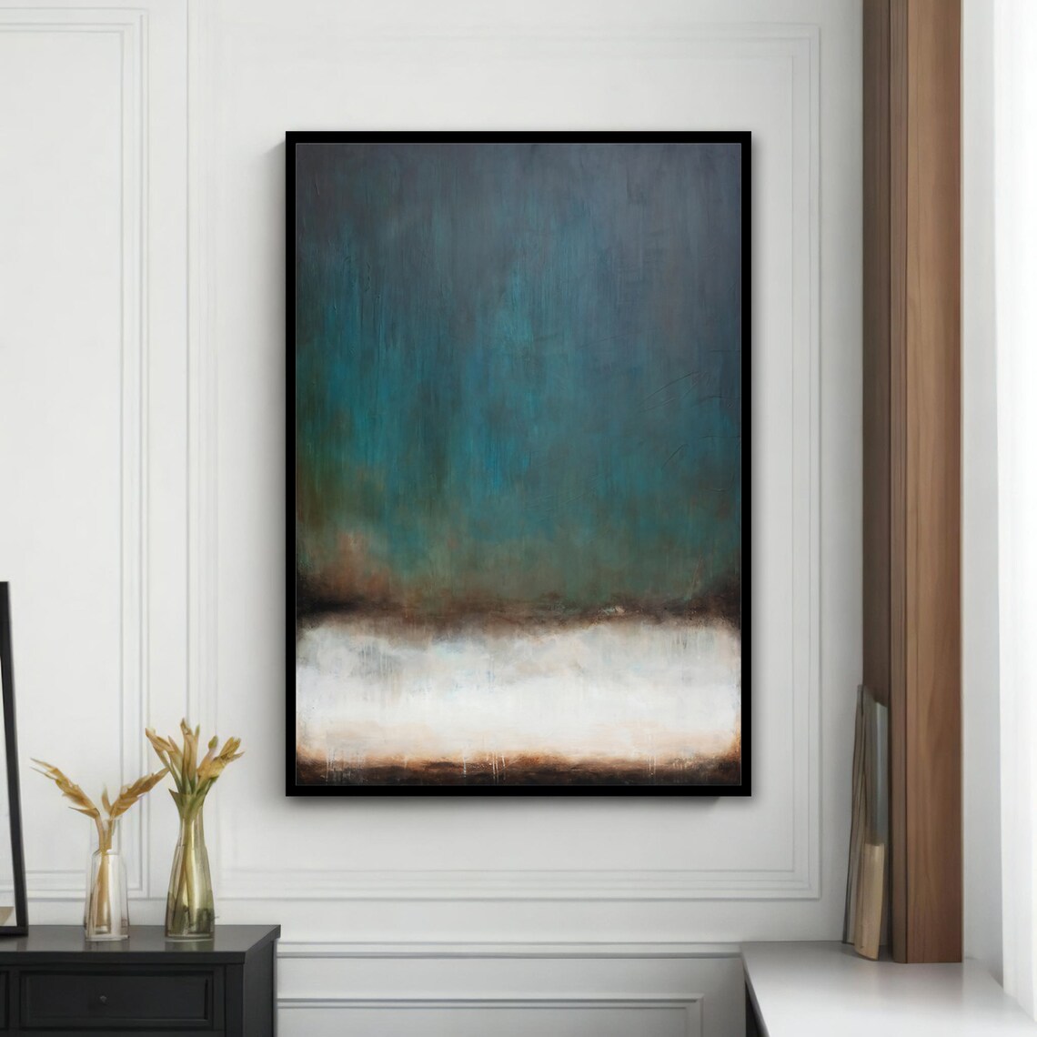 Abstract Gradient Painting, Modern Home Decor Gift - Image 4