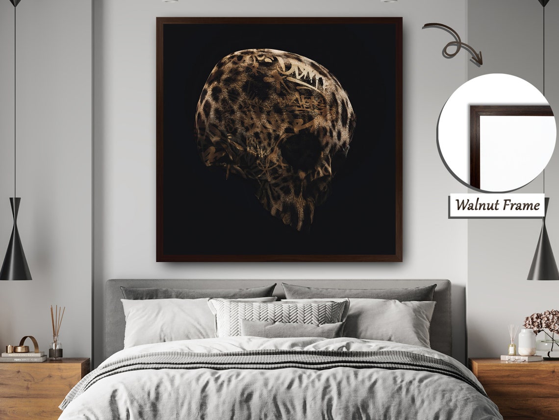 Leopard Print Skull - Wild Beauty Decor - Image 4