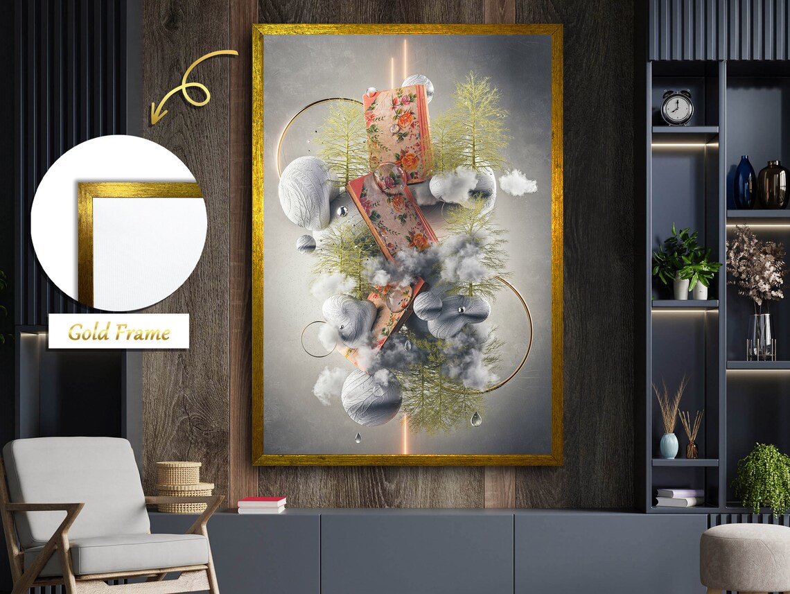 A Symphony In The Sky, Surreal Sky Art Print - Image 5