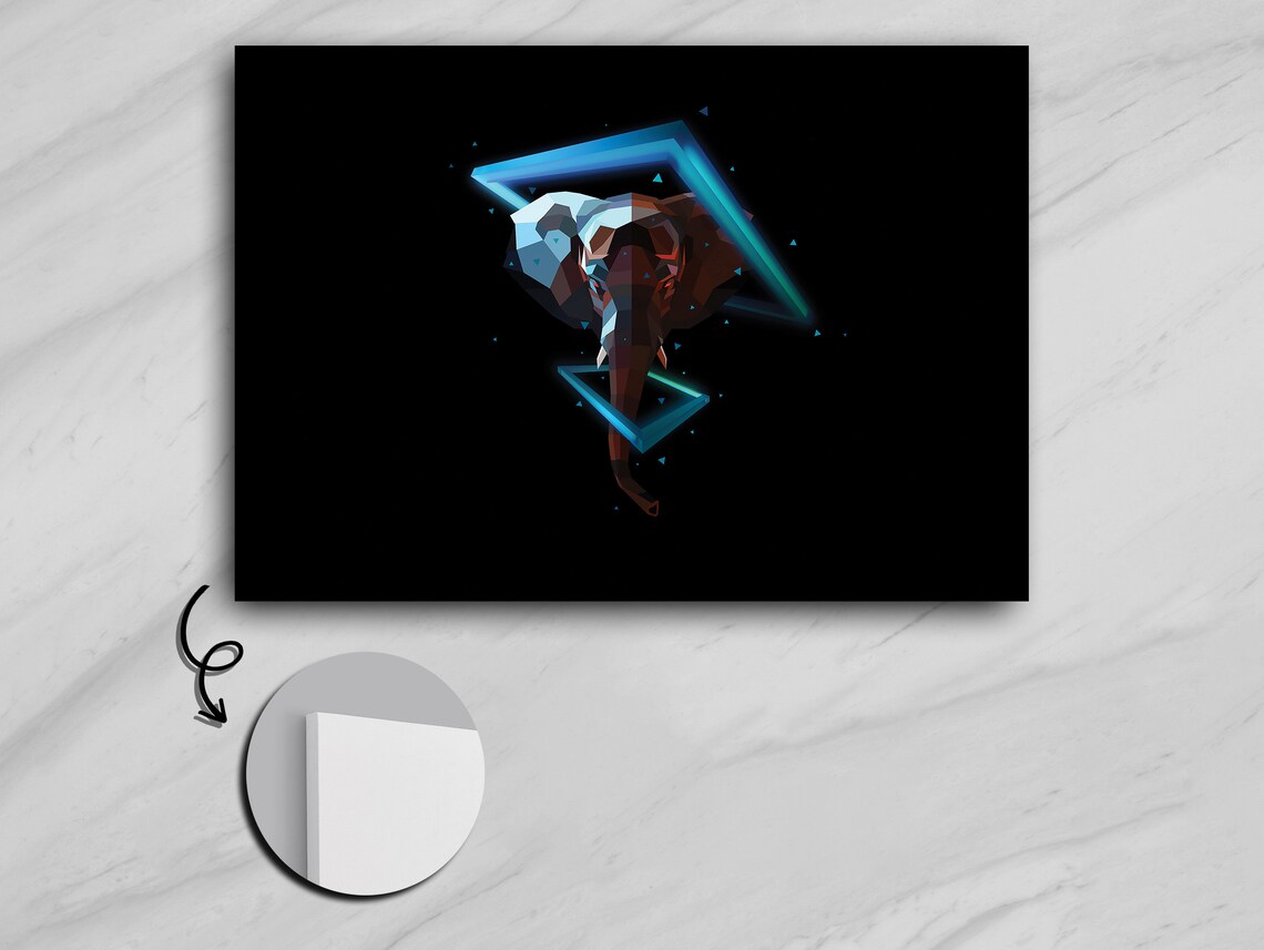 Cosmic Dancer, Geometric Space Abstraction Art - Image 5