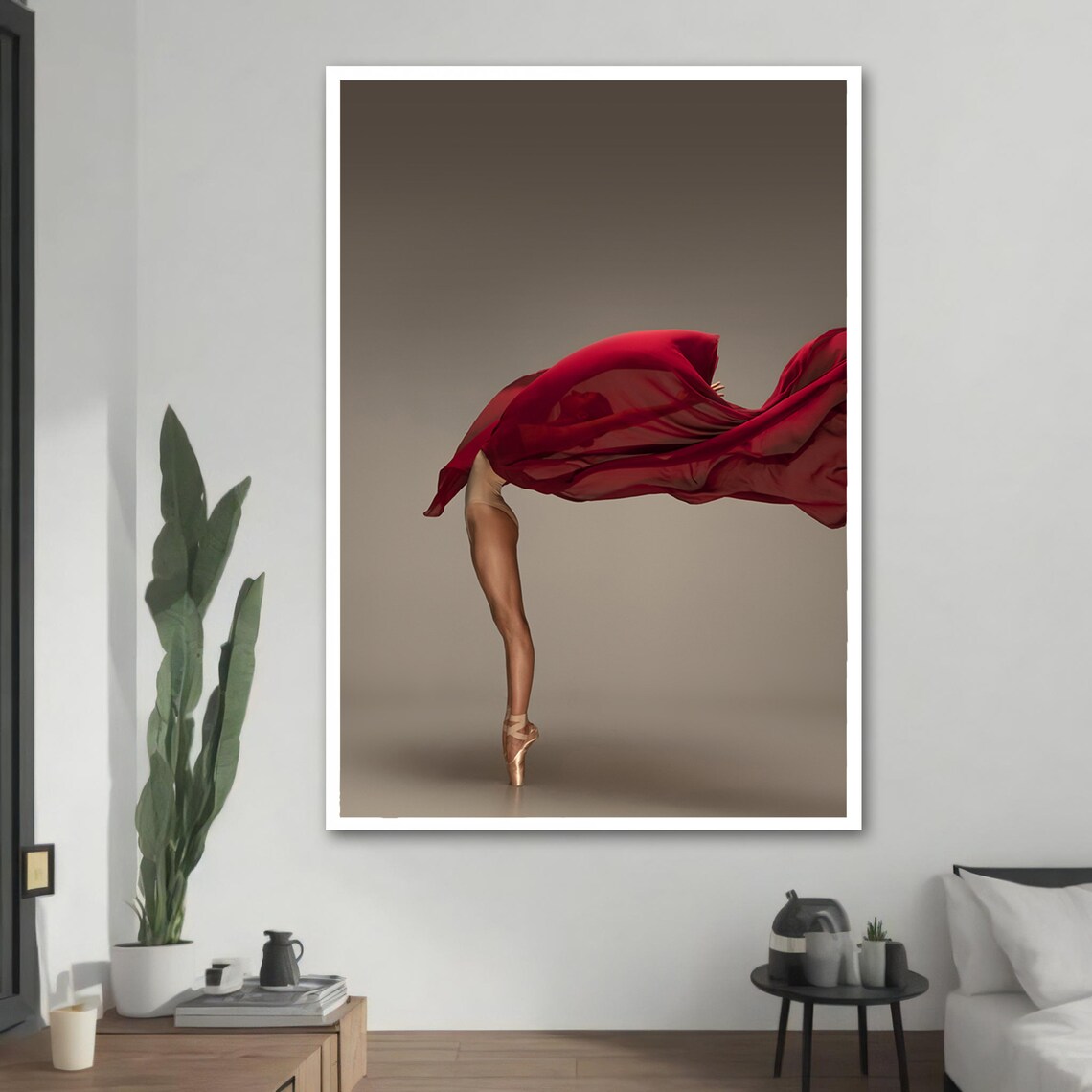Graceful Ballet Dancer, Modern Elegant Home Decor - Image 2