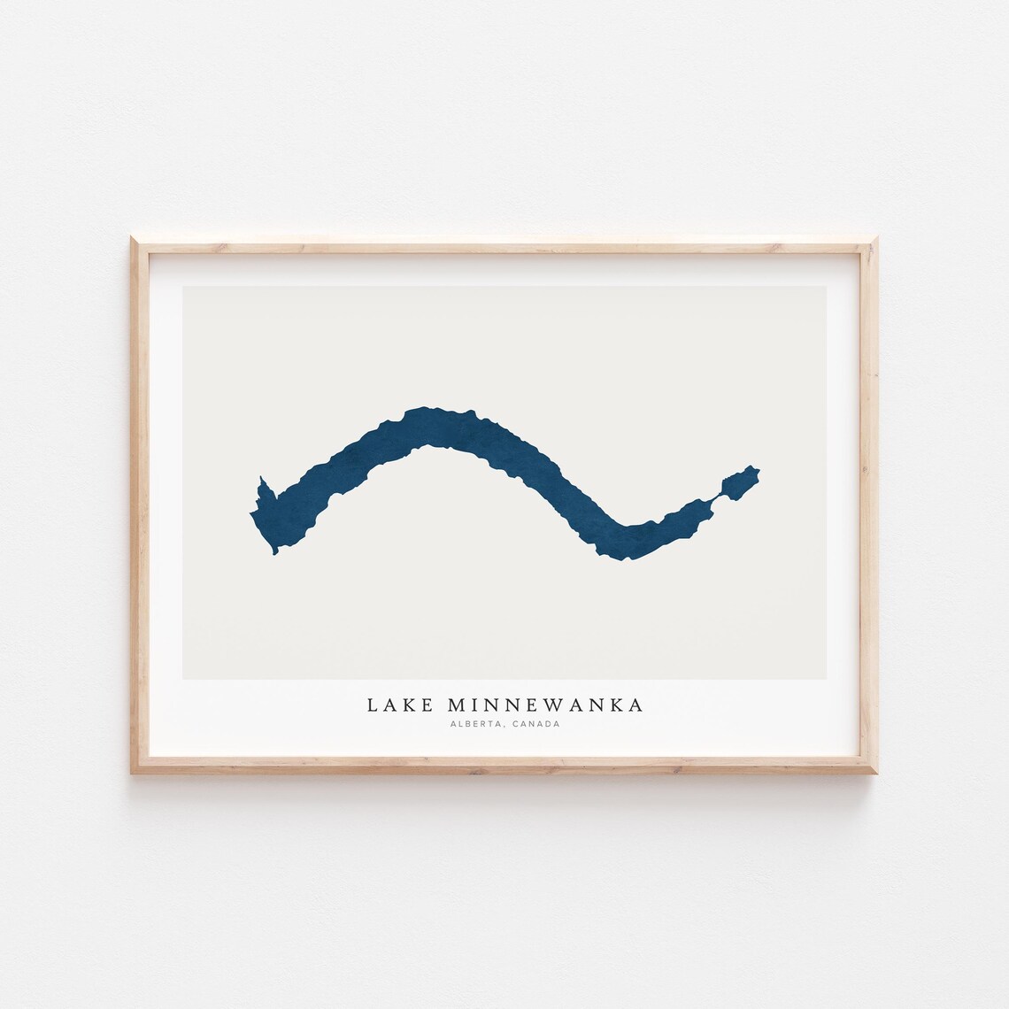 Lake Minnewanka Travel Poster