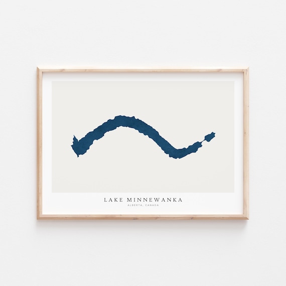 Lake Minnewanka Travel Poster
