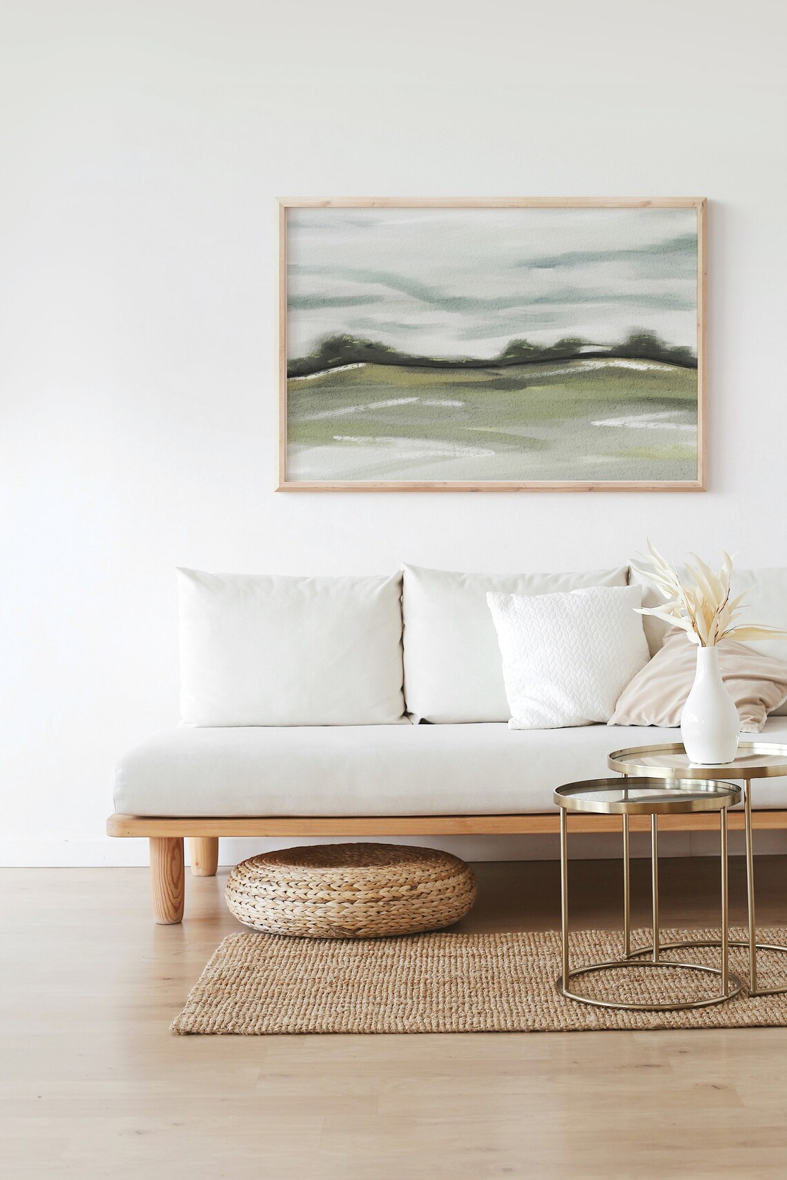 Watercolor Abstract Landscape, Minimalist Art Print - Image 3