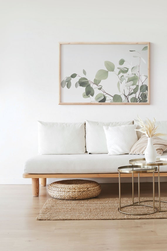 Eucalyptus Botanical Art Print, Horizontal Plant Study