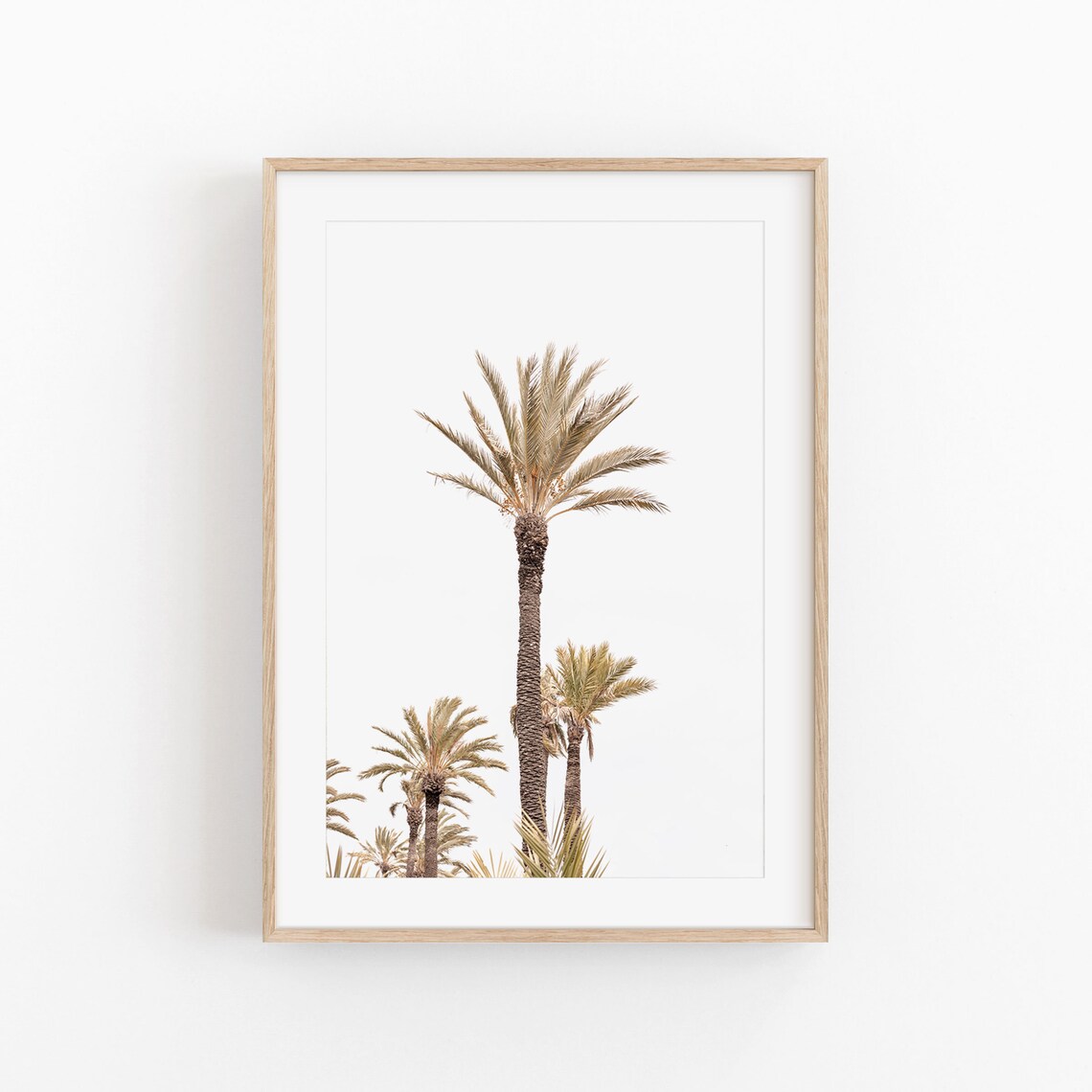 California Palm Tree Modern Minimalist Art Print