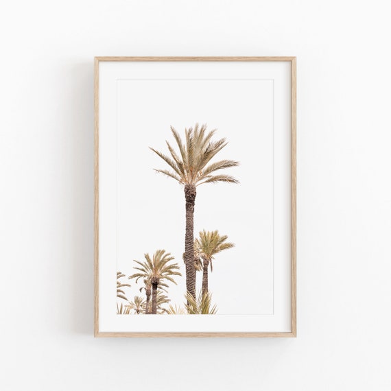 California Palm Tree Modern Minimalist Art Print