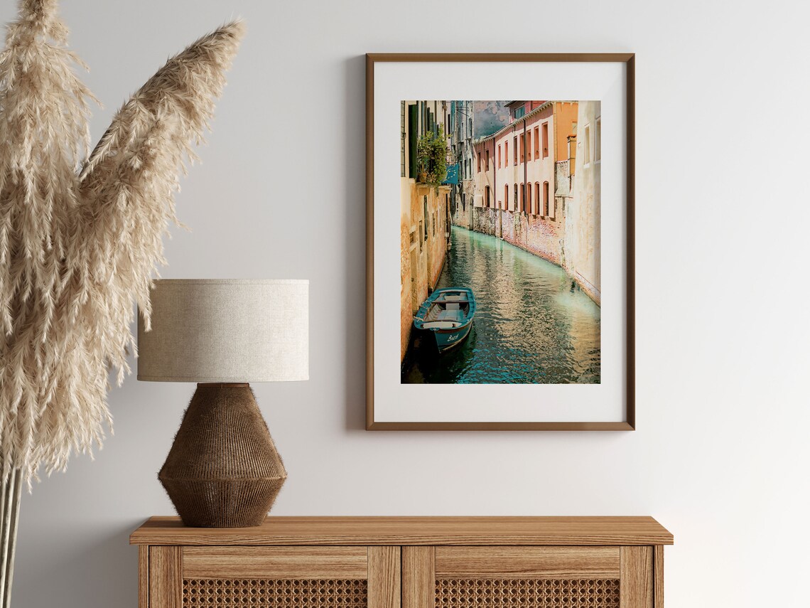 Venice Italy Cityscape Travel Poster, Living Room Decor - Image 2