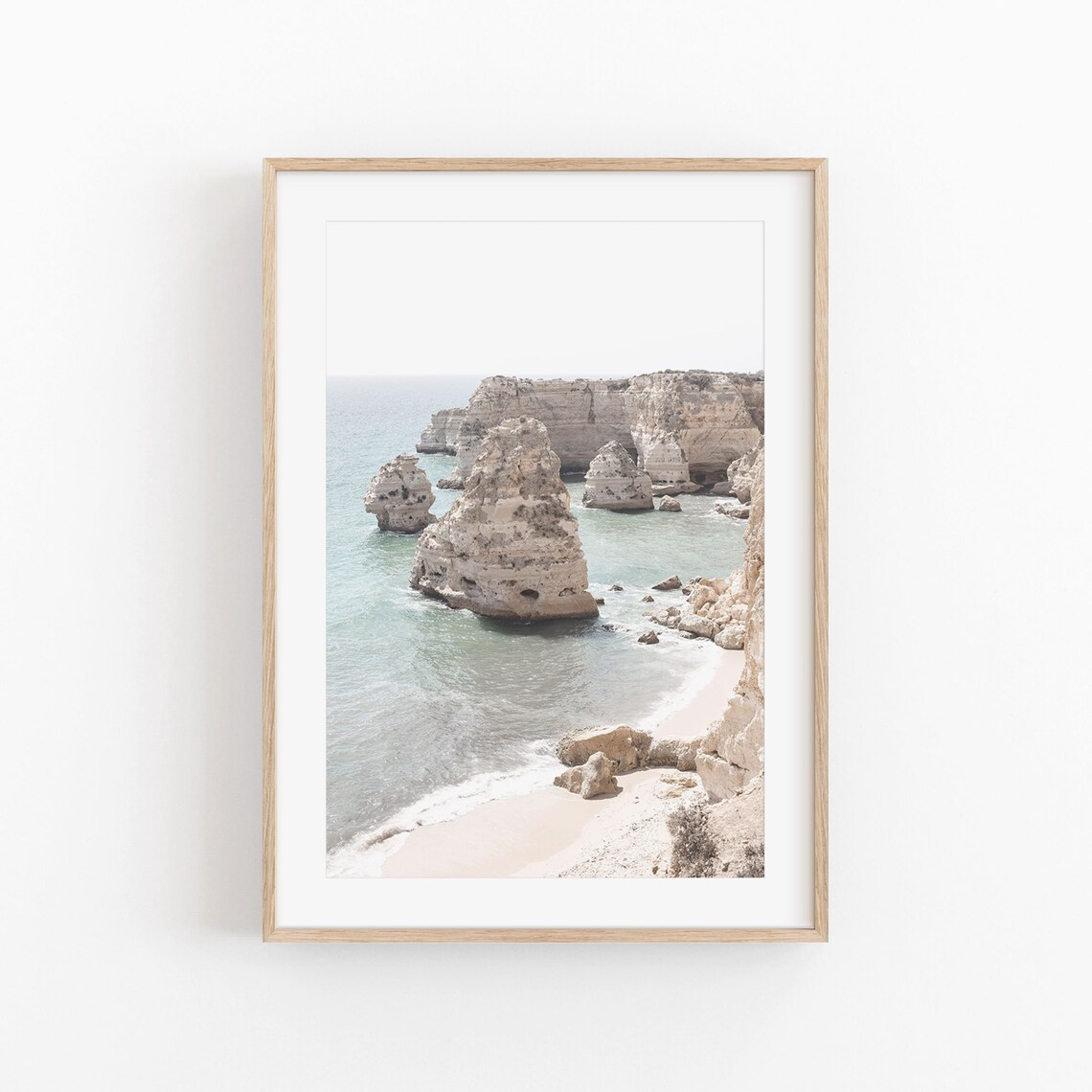 Beach Minimalist Poster, Ocean Wall Decor