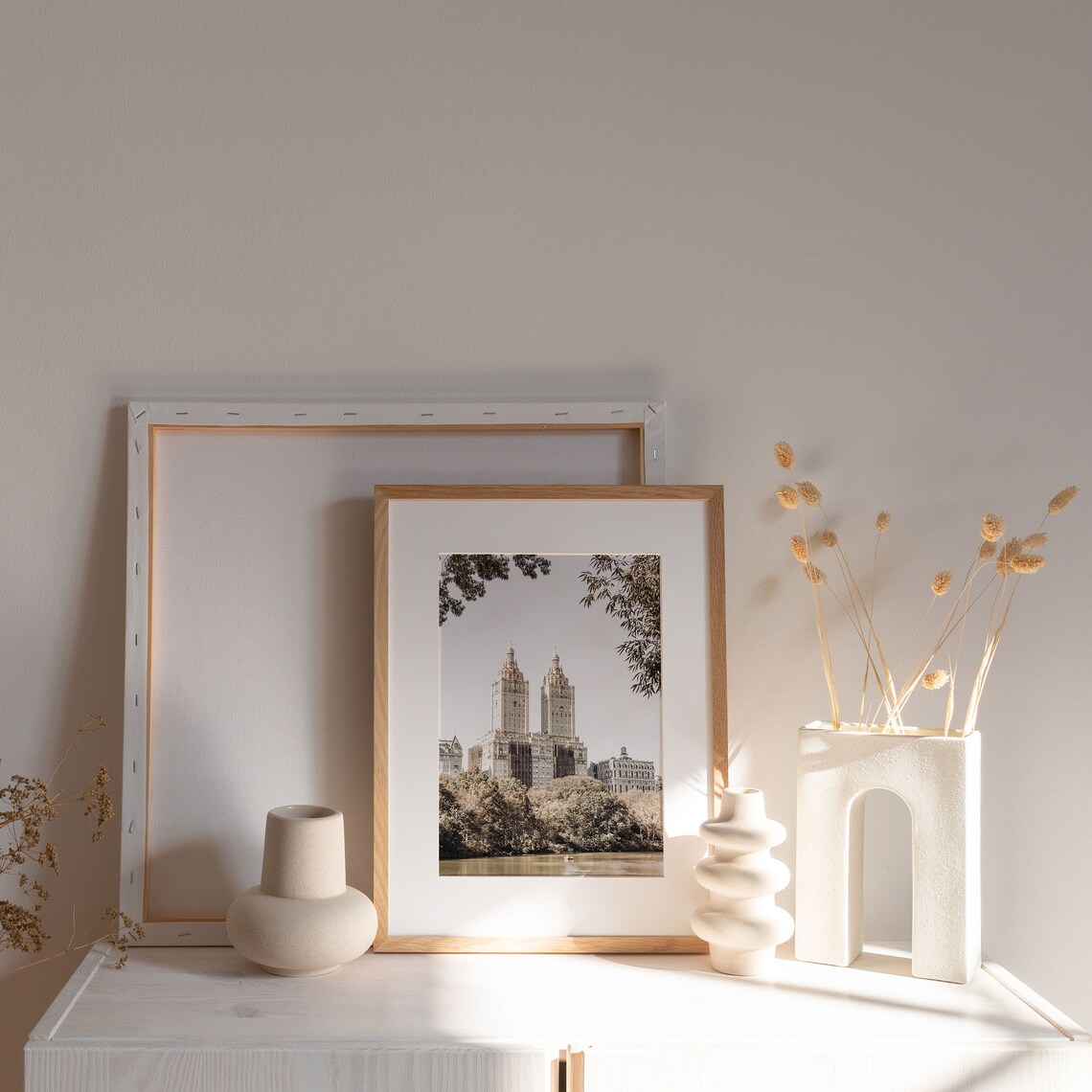 Central Park New York Cityscape Travel Poster