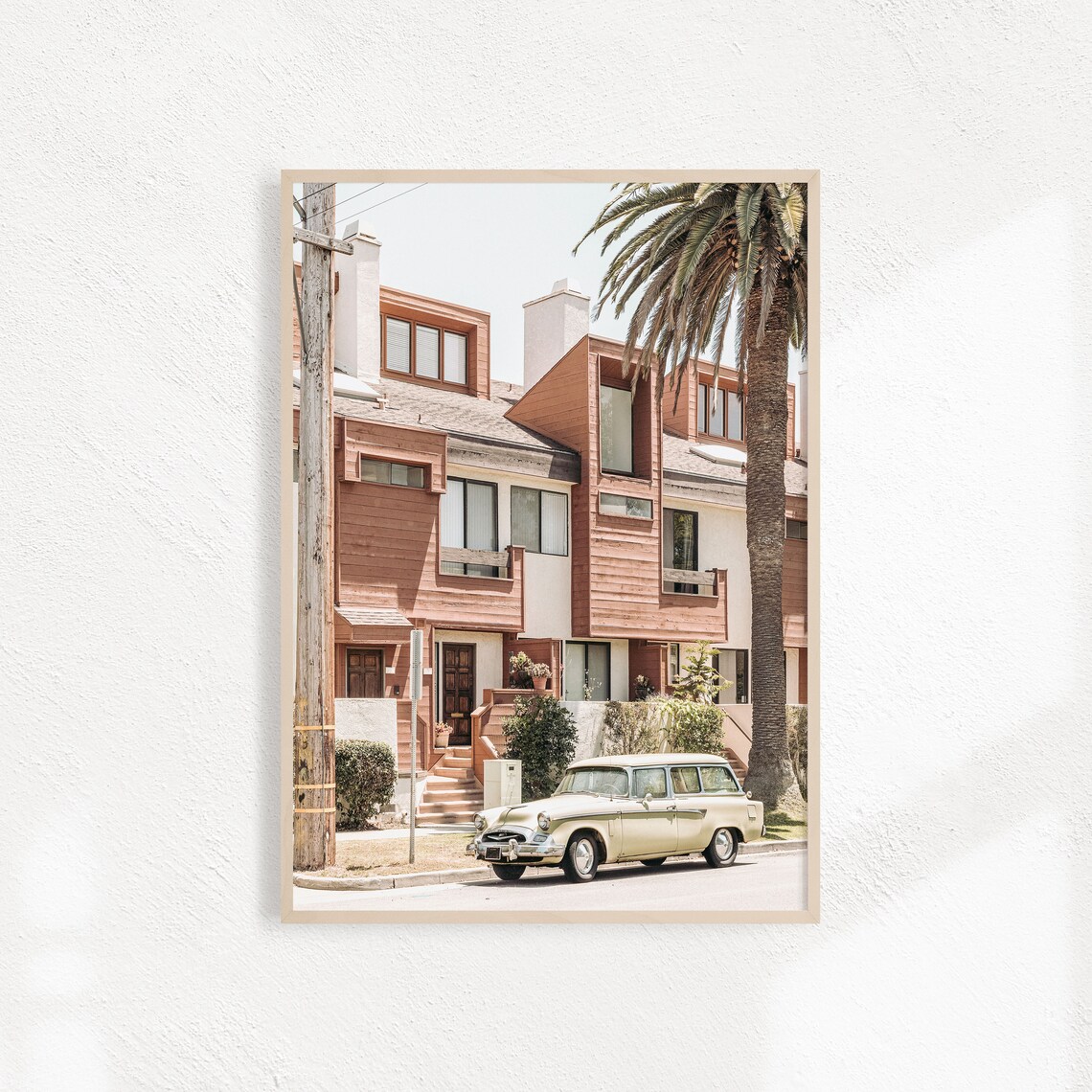 Santa Monica City Print, Cityscape Art Print - Image 2