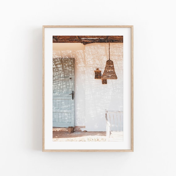 Ibiza Spain Landscape Travel Poster, Photography Print