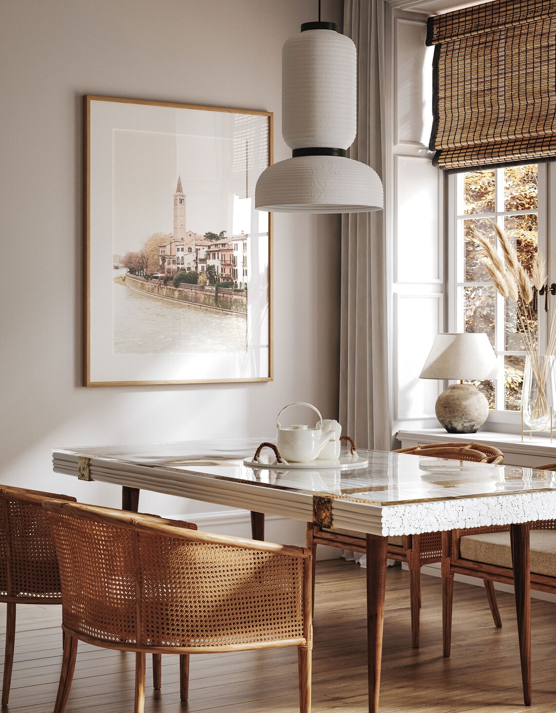 Verona Italy Cityscape Travel Poster, Living Room Decor - Image 2