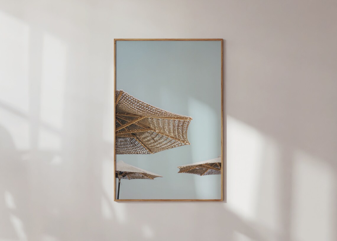 Positano Beach Travel Poster, Mediterranean Decor - Image 3