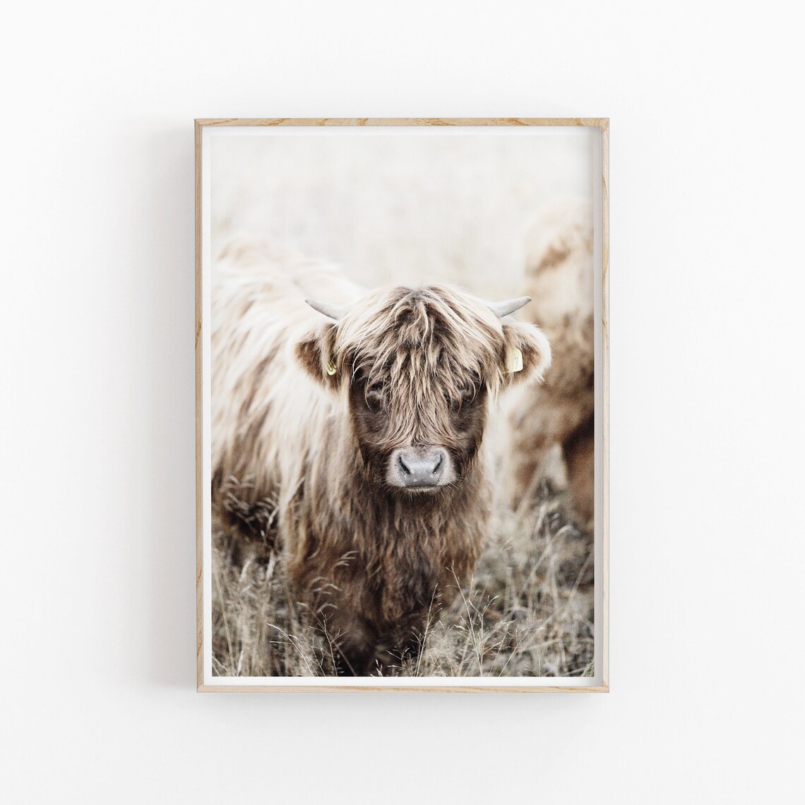 Cow Print Minimalist Photography Poster, Modern Decor - Image 2