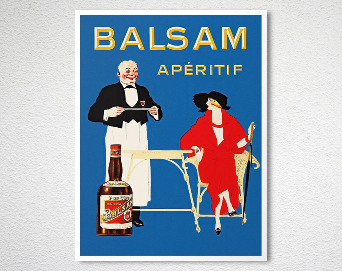 Balsam Aperitif Vintage Poster Print, Gift Idea - Image 2