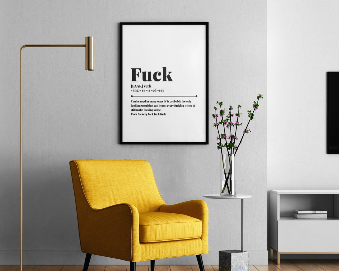 Fuck Definition, Funny Typography Gift - Image 3