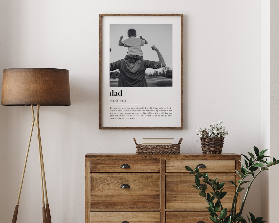 Dad Definition - Personalized Quote Art - Image 5