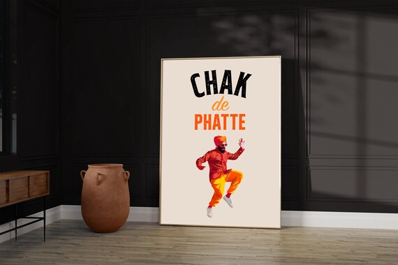 Bhangra Funny Poster, Desi Art Print