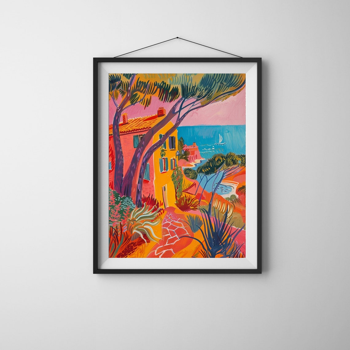 Matisse Print Mid Century Poster Modern Landscape Decor Exhibition Art For Home Unique Matisse Wall Art - Image 4