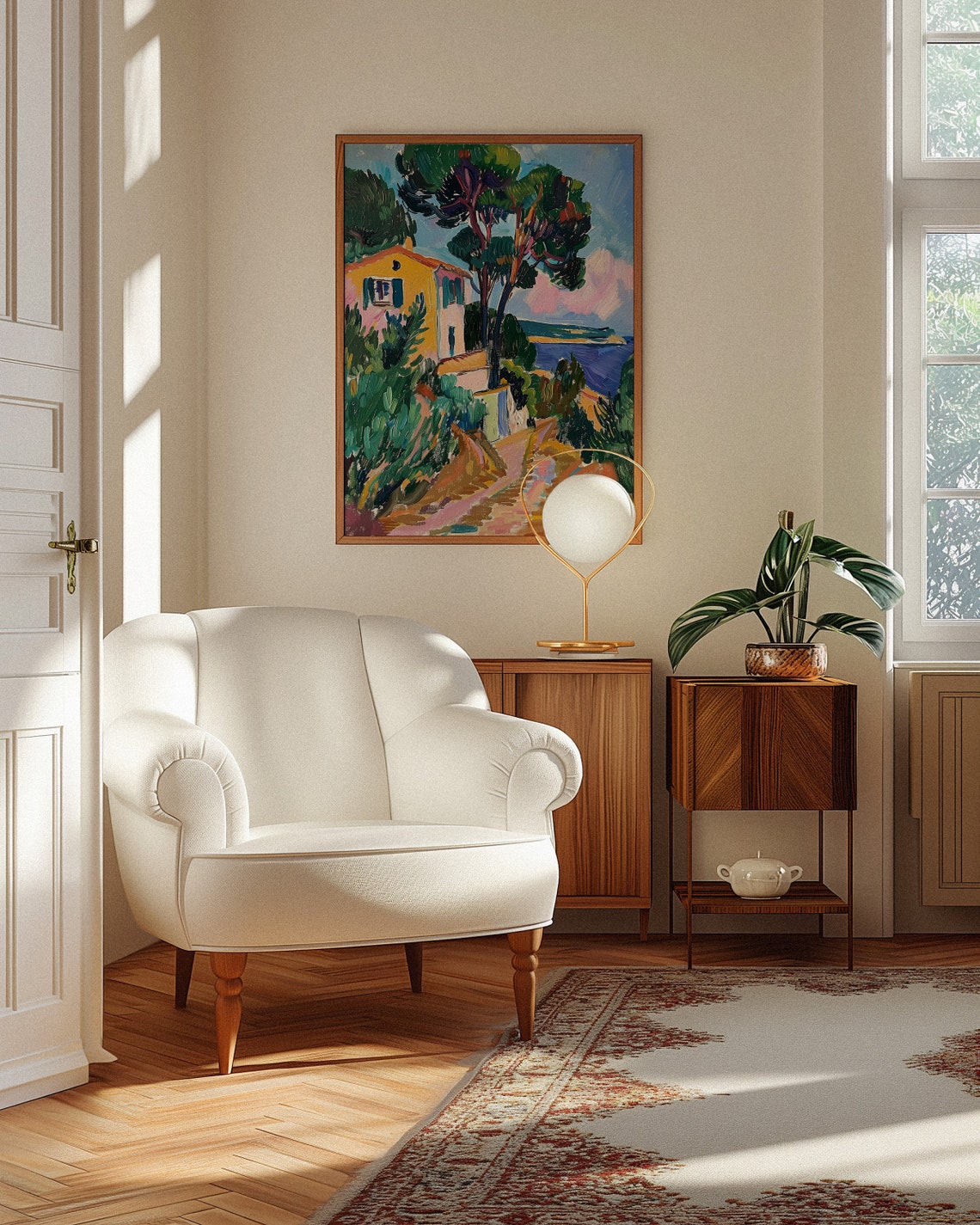 Landscape Poster Matisse Decor Exhibition Art Dopamine Decor Mid Century Wall Art Landscape Poster - Image 2