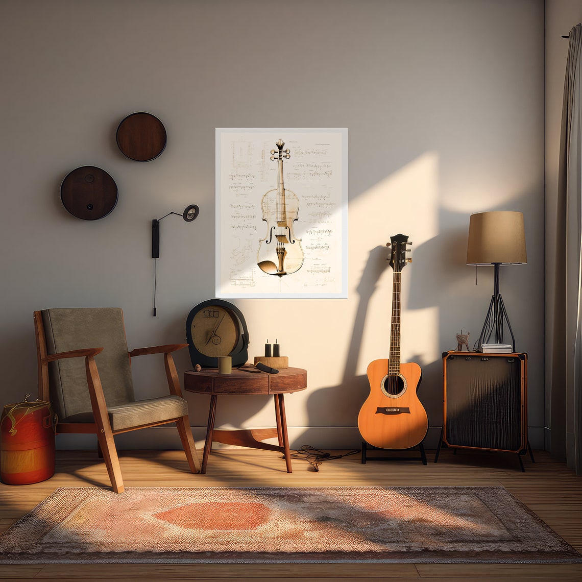 Vintage Violin Poster Retro Music Decor Jazz Music Poster Vintage Music Inspire Music Poster Classic Music Poster - Image 5