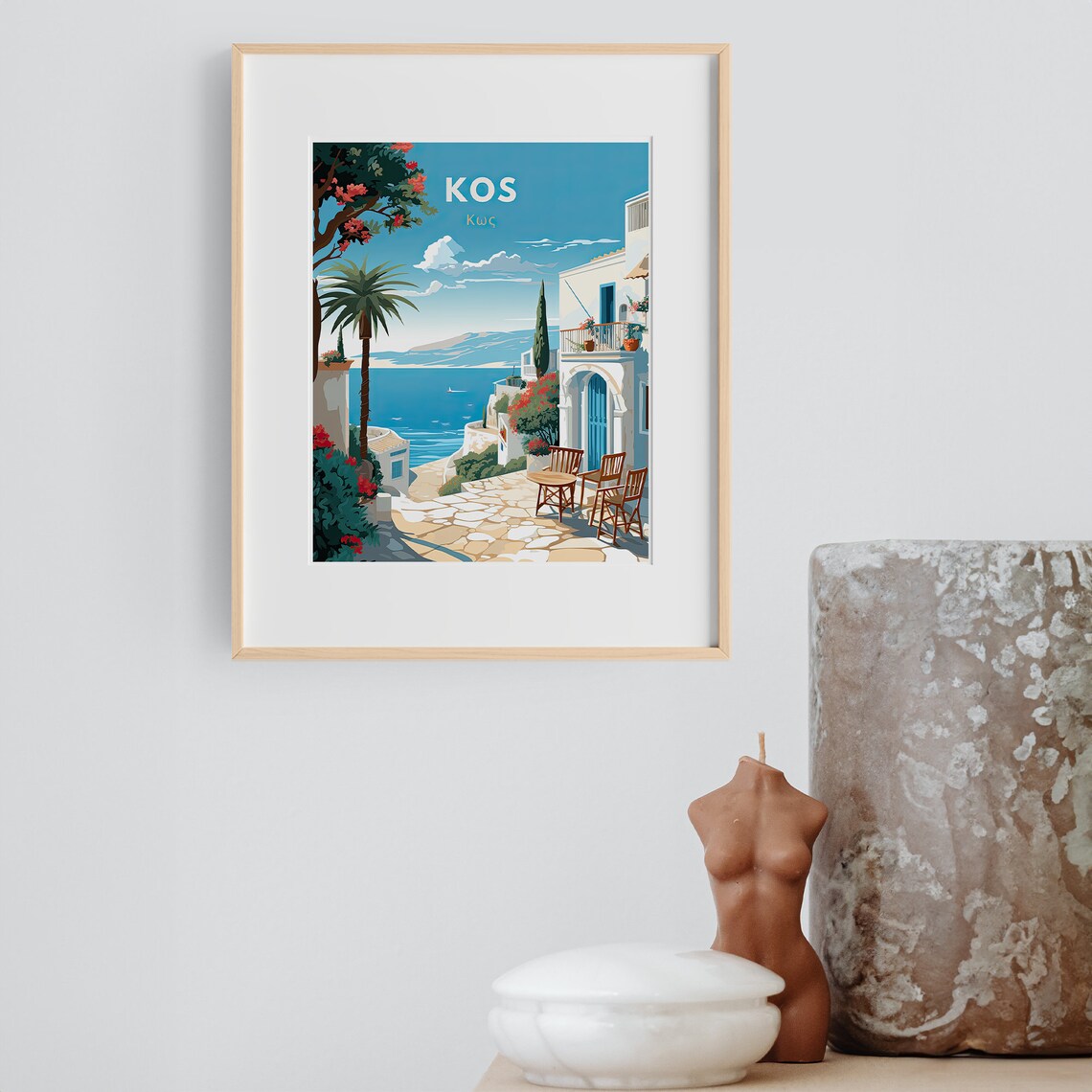 Kos Travel Poster, Greece Island Destination Print - Image 3