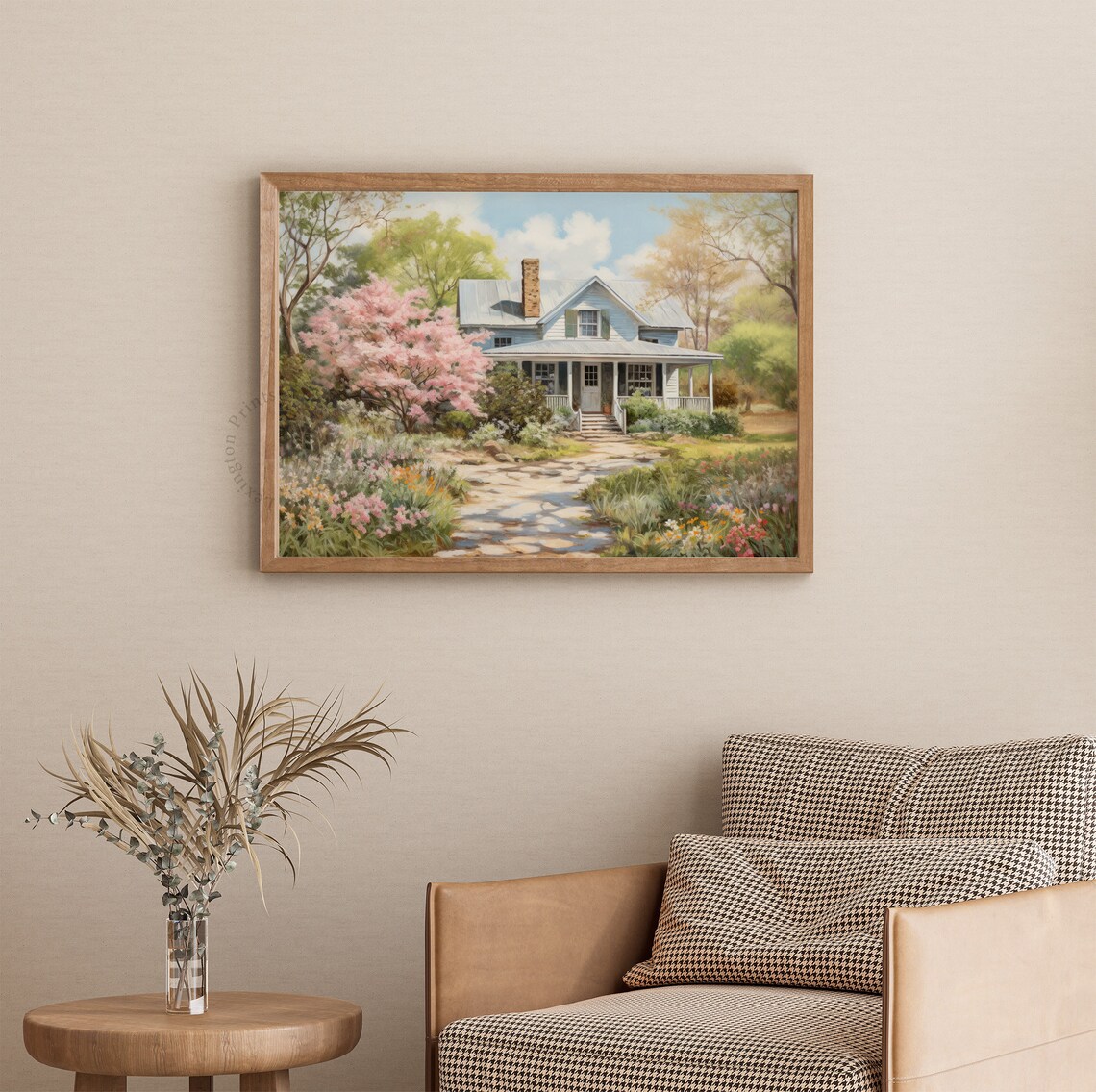 Spring Cottage Home Garden Bloom Vintage Farmhouse Porch Poster - Image 4