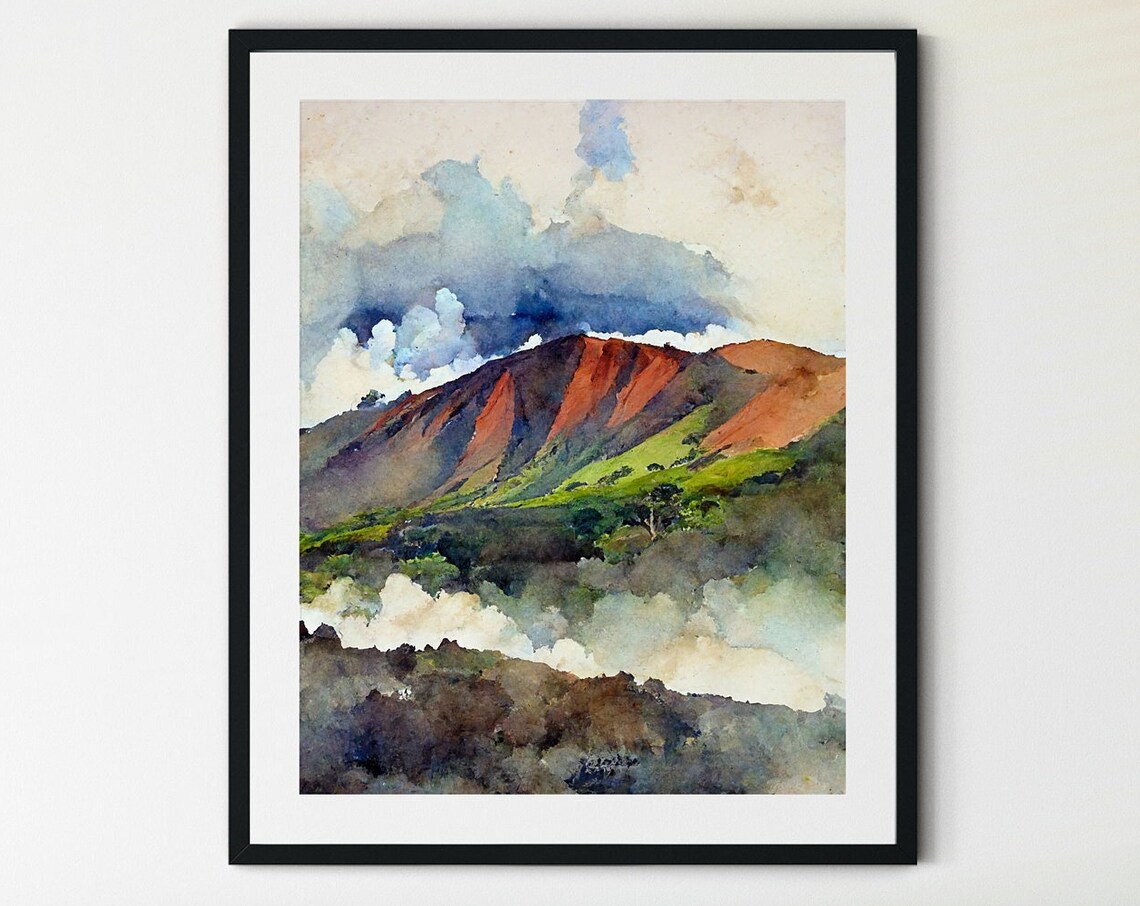 Haleakala National Park Hawaii Travel Poster