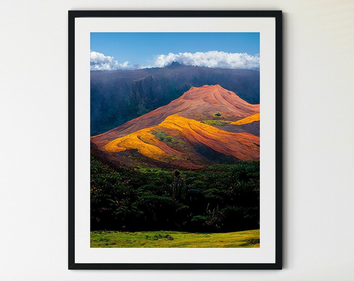Haleakala National Park Travel Poster, Hawaii Art Print