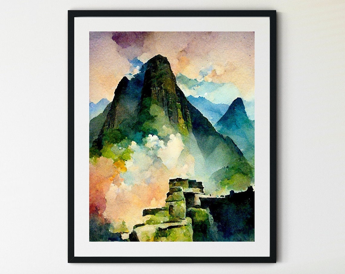 Machu Picchu Peru Print Machu Picchu Travel Poster Machu Picchu Travel Print Machu Picchu Poster Machu Picchu Photo Peru Art Peru Sign