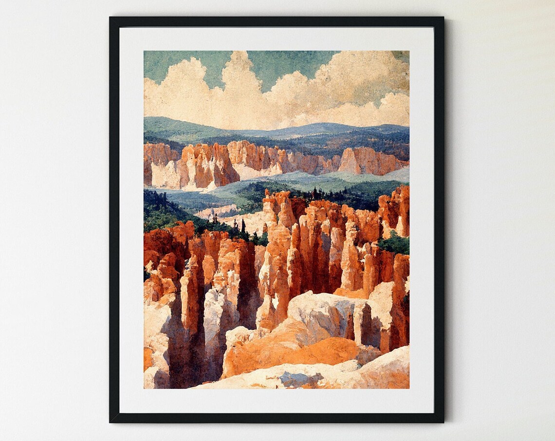 Bryce Canyon Poster Print, Southern Utah Landscape