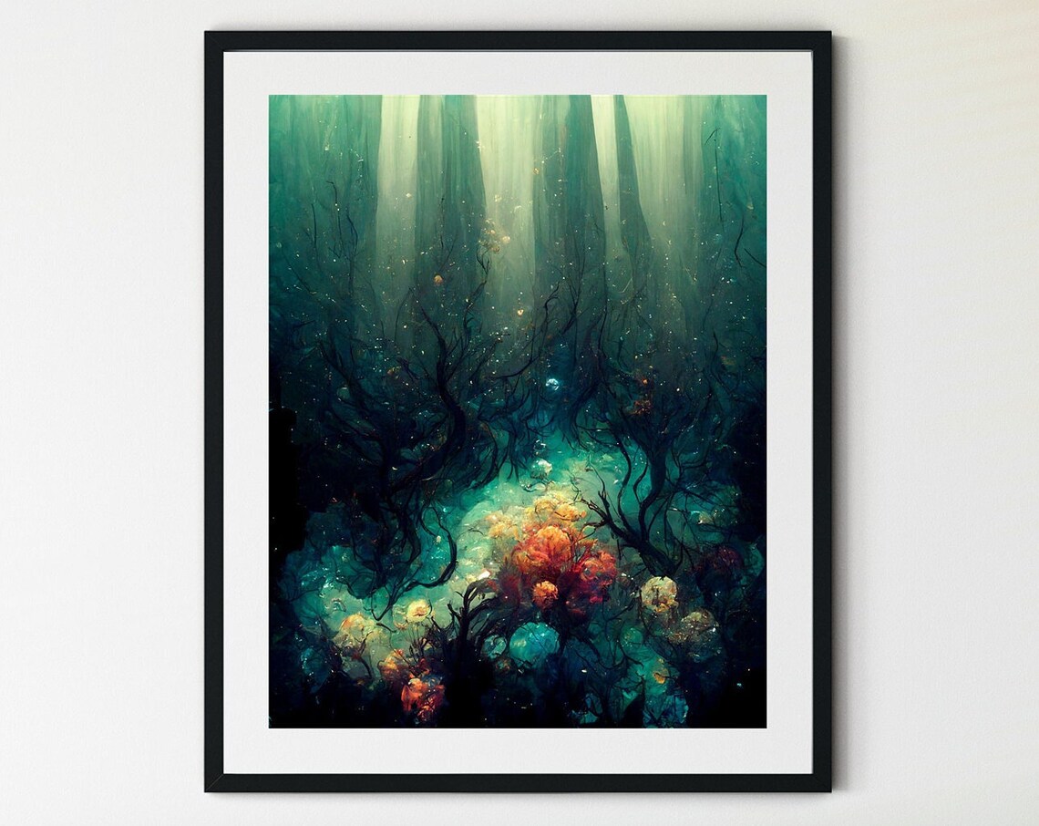 Deep Sea Prints, Under The Sea Sea Life Poster
