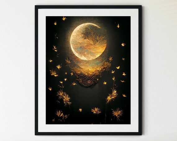 Firefly Print Night Sky Print Firefly Art Beautiful Night Sky Night Sky Wall Art Forest Art Forest Prints Woodland Art Magical Art