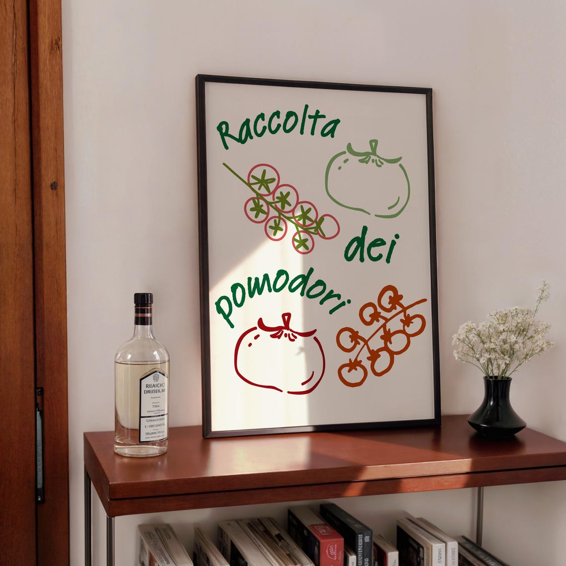 Raccolta Dei Pomodori Tomato Harvest Italian Kitchen Art Poster - Image 2