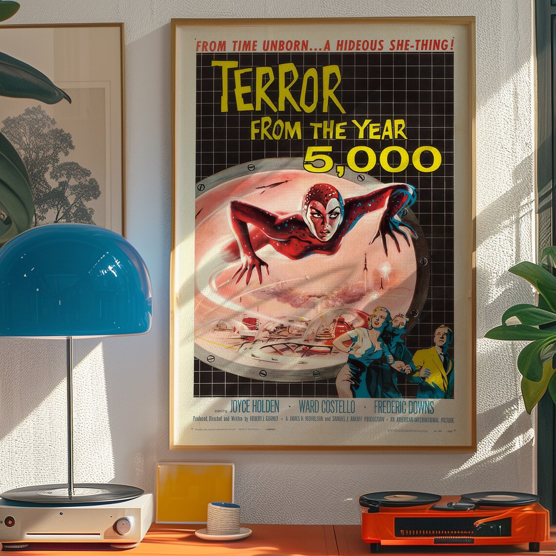 Classic Sci Fi Movie Poster Vintage Trendy Wall Art Cinema Room Decor Print At Home Movie Geek Collectible - Image 3