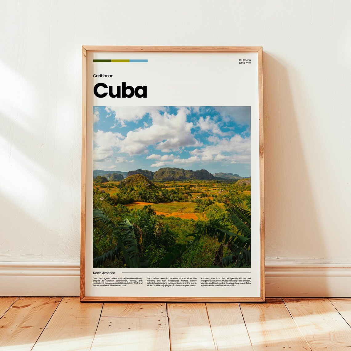 Poster Print Photo Travel Caribbean Gift