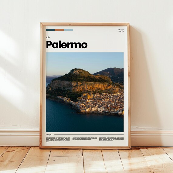 Palermo Poster Print Photo Wall Art Italy Travel Gift