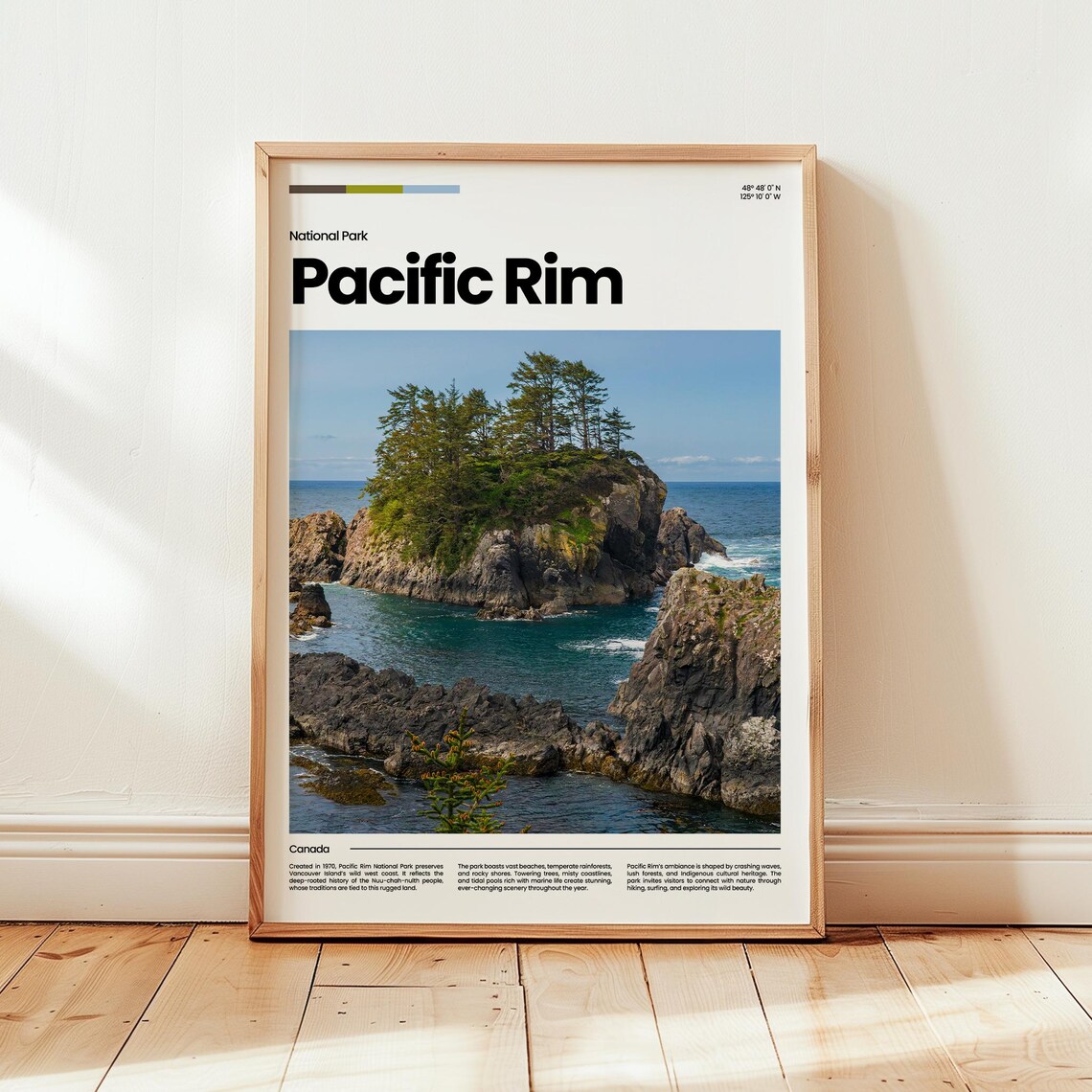 Pacific Rim Poster Print Photo Wall Art Canada Travel Gift