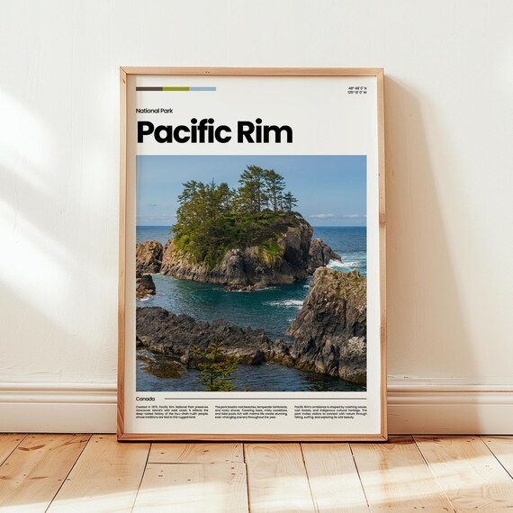Pacific Rim Poster Print Photo Wall Art Canada Travel Gift